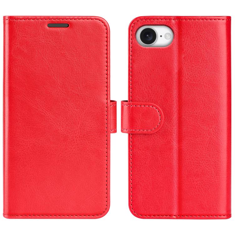 R64 Texture Horizontal Flip Leather Phone Case, For iPhone 16 Pro Max, For iPhone 16 Pro, For iPhone 16 Plus, For iPhone 16, For iPhone 16e, For iPhone 15 Pro Max