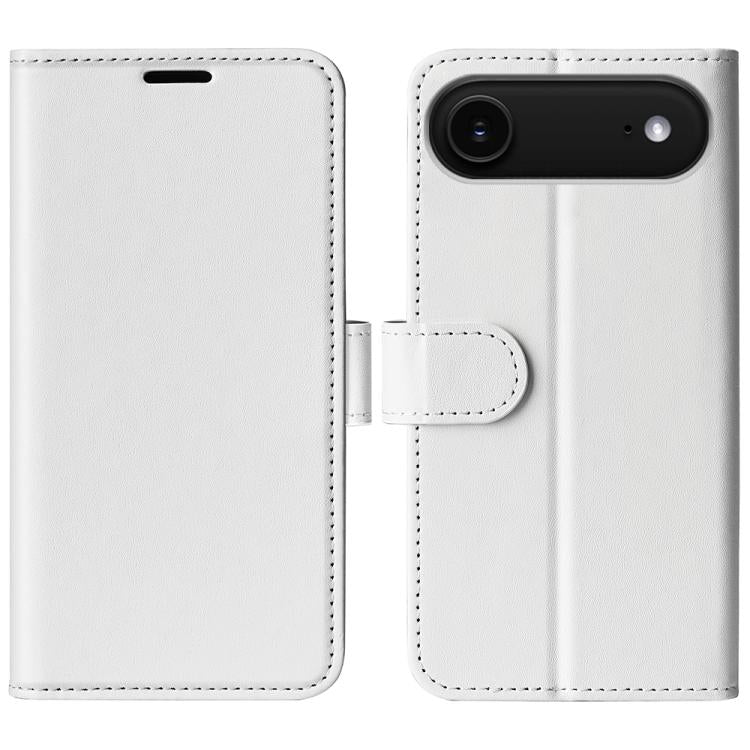 R64 Texture Horizontal Flip Leather Phone Case, For iPhone 16 Pro Max, For iPhone 16 Pro, For iPhone 16 Plus, For iPhone 16, For iPhone 16e, For iPhone 15 Pro Max