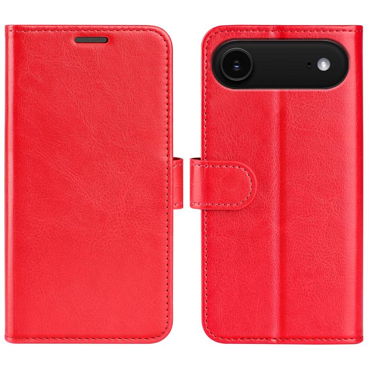 R64 Texture Horizontal Flip Leather Phone Case, For iPhone 16 Pro Max, For iPhone 16 Pro, For iPhone 16 Plus, For iPhone 16, For iPhone 16e, For iPhone 15 Pro Max