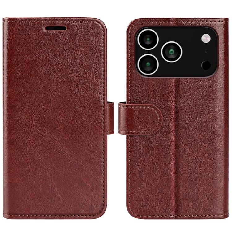 R64 Texture Horizontal Flip Leather Phone Case, For iPhone 16 Pro Max, For iPhone 16 Pro, For iPhone 16 Plus, For iPhone 16, For iPhone 16e, For iPhone 15 Pro Max