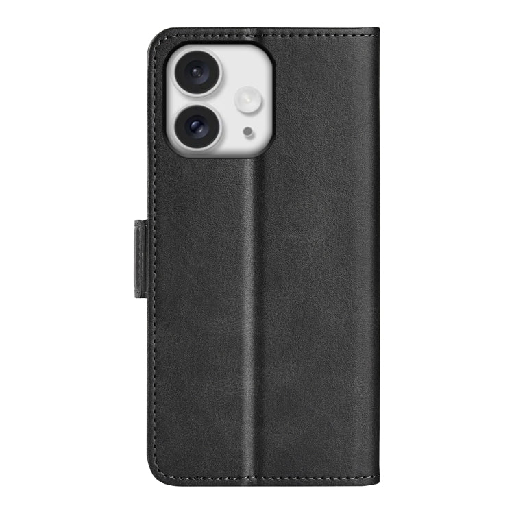 Dual-side Magnetic Buckle Horizontal Flip Leather Phone Case, For iPhone 16e, For iPhone 15 Pro Max, For iPhone 15 Pro, For iPhone 15 Plus