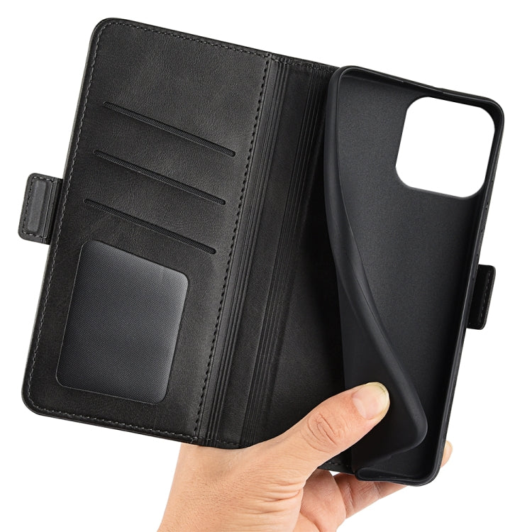 Dual-side Magnetic Buckle Horizontal Flip Leather Phone Case, For iPhone 16e, For iPhone 15 Pro Max, For iPhone 15 Pro, For iPhone 15 Plus