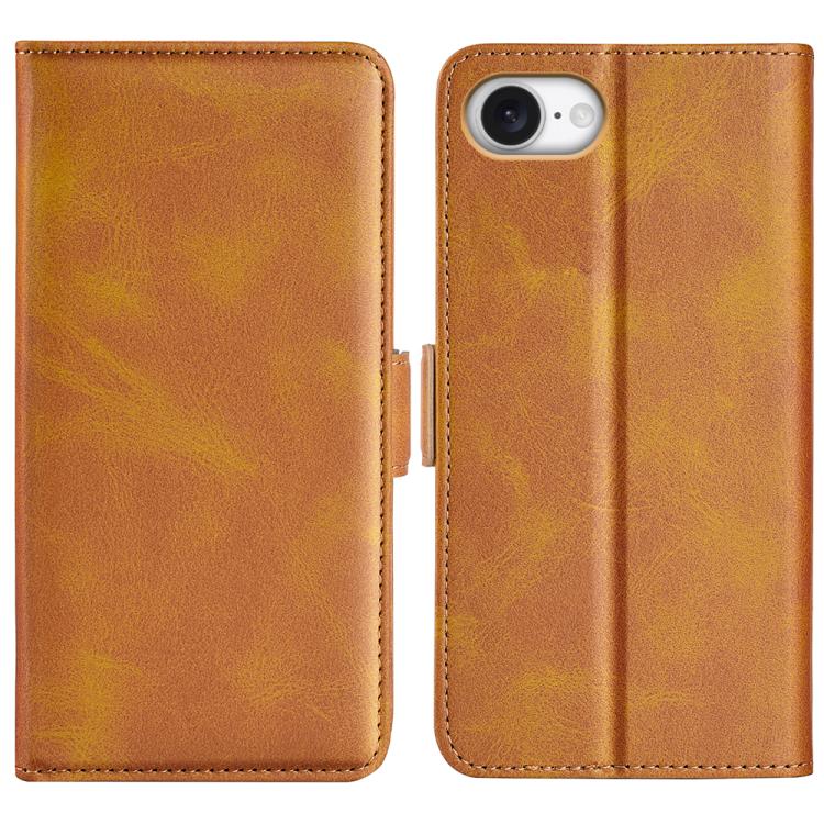 Dual-side Magnetic Buckle Horizontal Flip Leather Phone Case, For iPhone 16 Pro, For iPhone 16 Plus, For iPhone 16, For iPhone 16 Pro Max