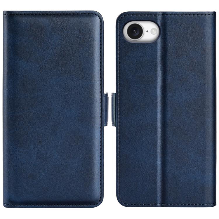 Dual-side Magnetic Buckle Horizontal Flip Leather Phone Case, For iPhone 16e, For iPhone 15 Pro Max, For iPhone 15 Pro, For iPhone 15 Plus
