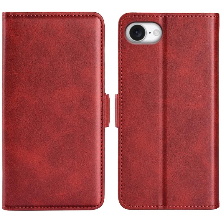 Dual-side Magnetic Buckle Horizontal Flip Leather Phone Case, For iPhone 16 Pro, For iPhone 16 Plus, For iPhone 16, For iPhone 16 Pro Max