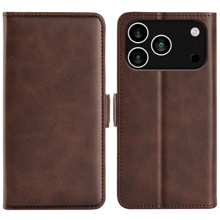 Dual-side Magnetic Buckle Horizontal Flip Leather Phone Case, For iPhone 16 Pro, For iPhone 16 Plus, For iPhone 16, For iPhone 16 Pro Max