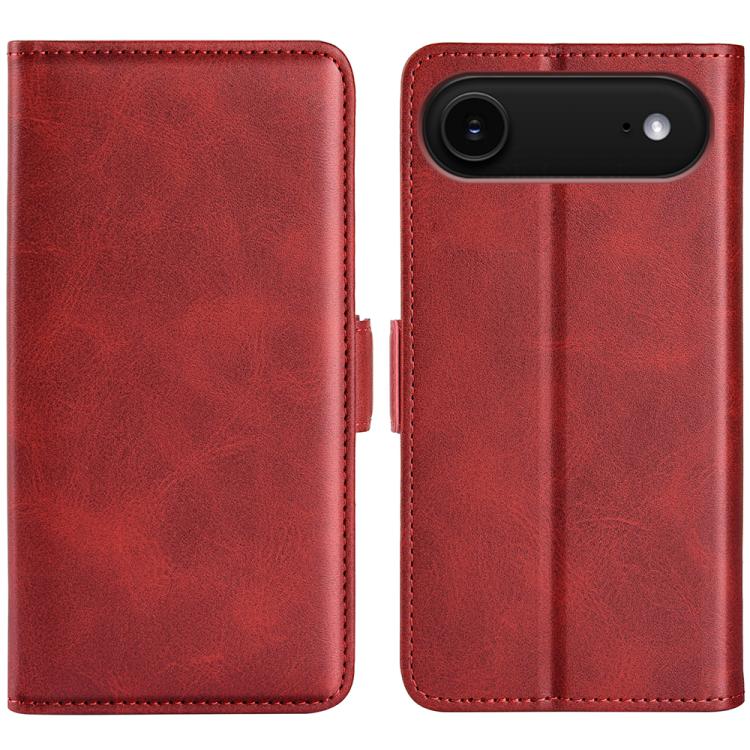 Dual-side Magnetic Buckle Horizontal Flip Leather Phone Case, For iPhone 16e, For iPhone 15 Pro Max, For iPhone 15 Pro, For iPhone 15 Plus