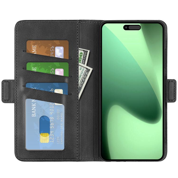 Dual-side Magnetic Buckle Horizontal Flip Leather Phone Case, For iPhone 16 Pro, For iPhone 16 Plus, For iPhone 16, For iPhone 16 Pro Max