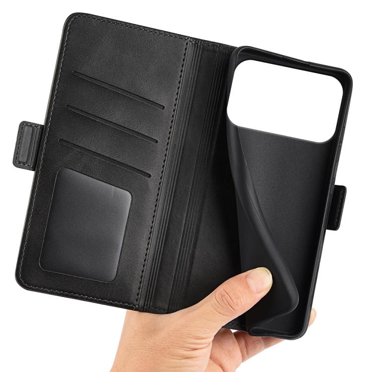 Dual-side Magnetic Buckle Horizontal Flip Leather Phone Case, For iPhone 16 Pro, For iPhone 16 Plus, For iPhone 16, For iPhone 16 Pro Max