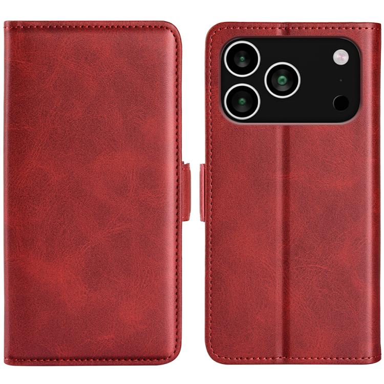 Dual-side Magnetic Buckle Horizontal Flip Leather Phone Case, For iPhone 16 Pro, For iPhone 16 Plus, For iPhone 16, For iPhone 16 Pro Max