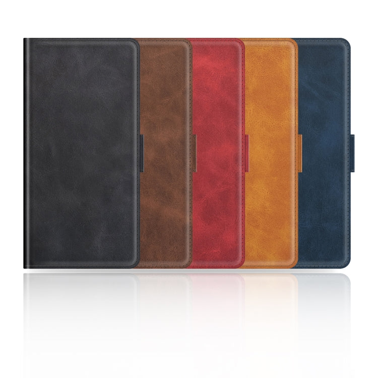 Dual-side Magnetic Buckle Horizontal Flip Leather Phone Case, For iPhone 16 Pro, For iPhone 16 Plus, For iPhone 16, For iPhone 16 Pro Max