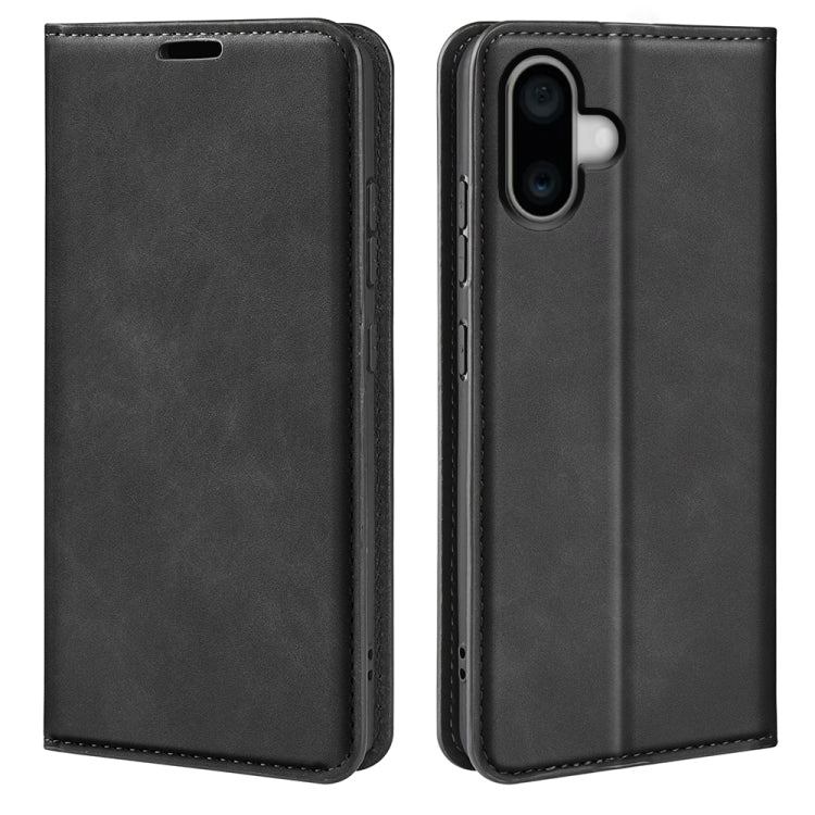 Retro-skin  Magnetic Suction Leather Phone Case, iPhone 16e, For iPhone 15 Pro Max, For iPhone 15 Pro, For iPhone 15 Plus