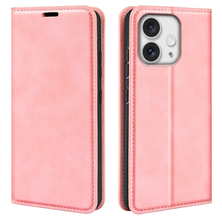 Retro-skin  Magnetic Suction Leather Phone Case, iPhone 16e, For iPhone 15 Pro Max, For iPhone 15 Pro, For iPhone 15 Plus