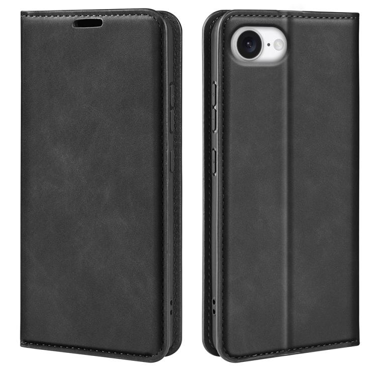 Retro-skin  Magnetic Suction Leather Phone Case, For iPhone 16 Pro Max, For iPhone 16 Pro, For iPhone 16 Plus, For iPhone 16