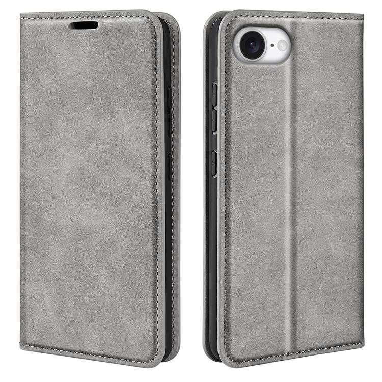 Retro-skin  Magnetic Suction Leather Phone Case, For iPhone 16 Pro Max, For iPhone 16 Pro, For iPhone 16 Plus, For iPhone 16
