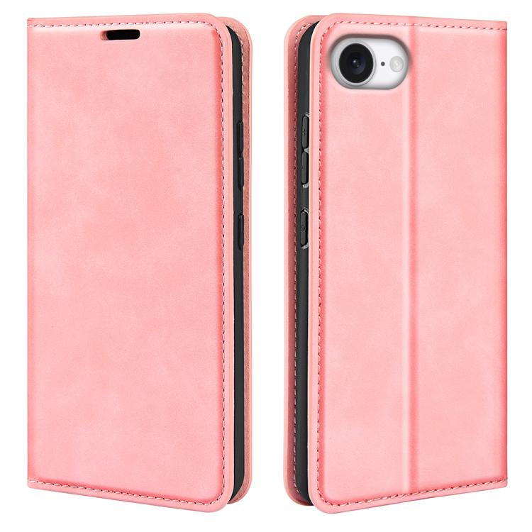 Retro-skin  Magnetic Suction Leather Phone Case, iPhone 16e, For iPhone 15 Pro Max, For iPhone 15 Pro, For iPhone 15 Plus