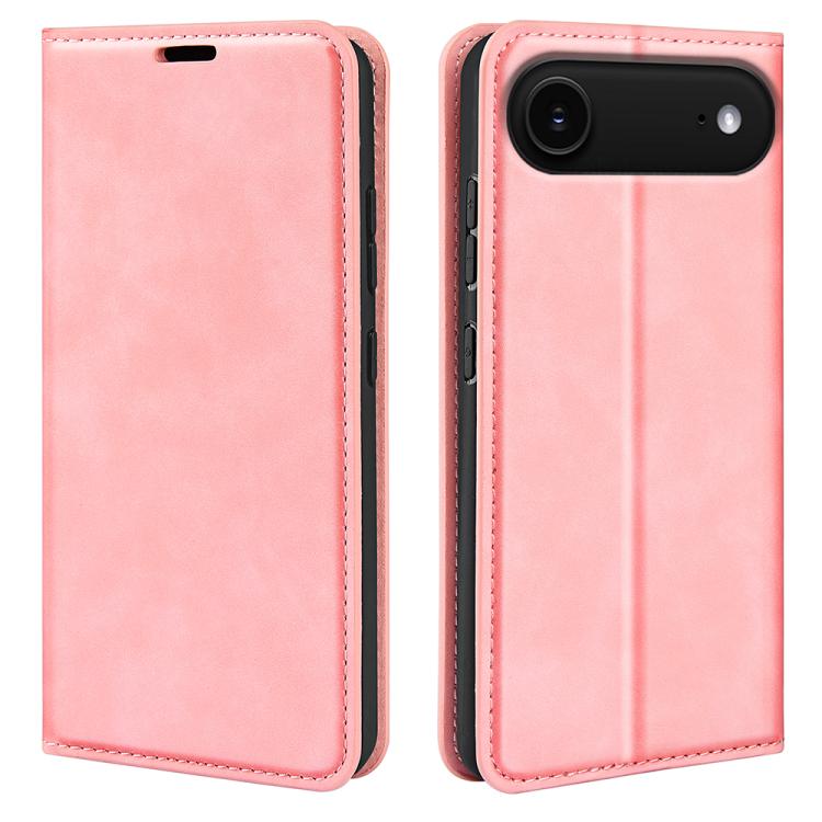 Retro-skin  Magnetic Suction Leather Phone Case, For iPhone 16 Pro Max, For iPhone 16 Pro, For iPhone 16 Plus, For iPhone 16