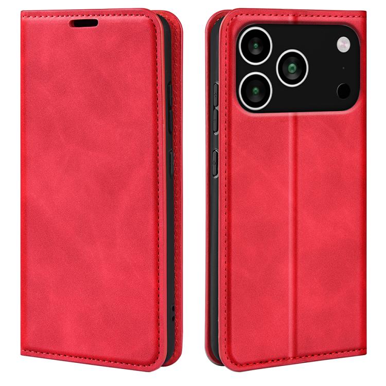 Retro-skin  Magnetic Suction Leather Phone Case, For iPhone 16 Pro Max, For iPhone 16 Pro, For iPhone 16 Plus, For iPhone 16
