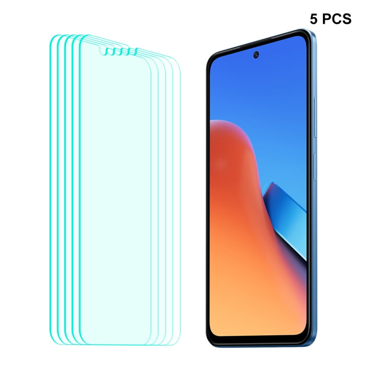 5pcs ENKAY Hat-Prince 0.26mm 9H 2.5D High Aluminum-silicon Tempered Glass Film, For Xiaomi 14, For Xiaomi Redmi 12, For Redmi 13C, For Redmi K70 / K70 Pro / K70E
