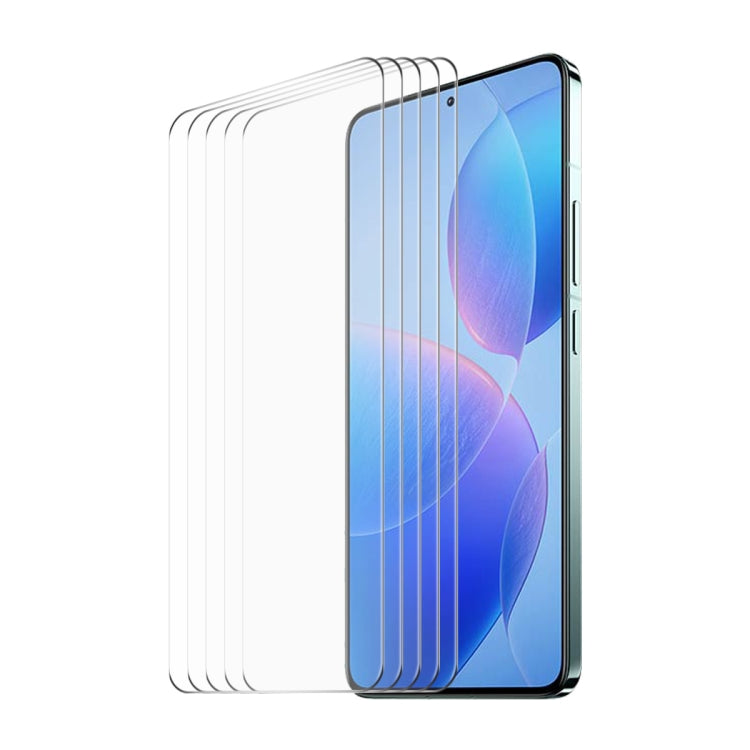5pcs ENKAY Hat-Prince 0.26mm 9H 2.5D High Aluminum-silicon Tempered Glass Film, For Xiaomi 14, For Xiaomi Redmi 12, For Redmi 13C, For Redmi K70 / K70 Pro / K70E
