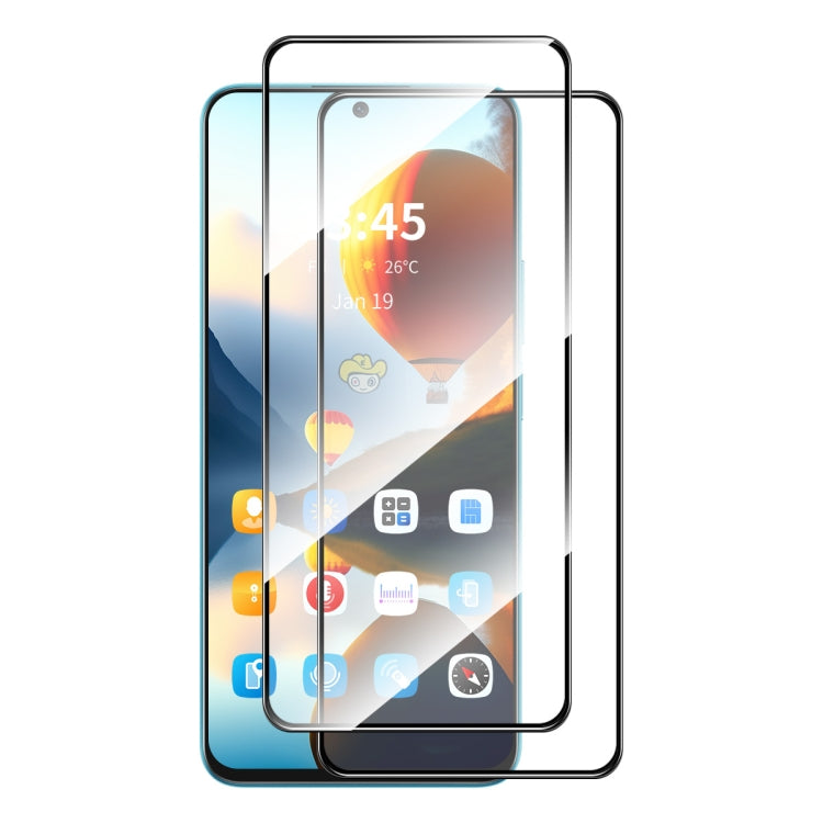 2pcs ENKAY Hat-Prince Full Glue High Aluminum-silicon Tempered Glass Film, For Redmi Note 17 4G / 5G Global 169.7mm, For Xiaomi Poco M8 Power 5G, For Redmi K100 Pro Max / Poco F9 Ultra 5G, For Xiaomi Poco F9 Pro 5G, For Redmi 17 4G / 5G Global 170mm   ...