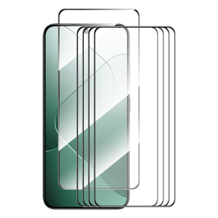 5pcs ENKAY Hat-Prince Full Glue High Aluminum-silicon Tempered Glass Film, For Xiaomi Redmi A3, For Xiaomi Poco M6 5G, For Xiaomi Redmi 13R 5G, For Redmi K70 / K70 Pro / K70E, For Xiaomi Poco X6 Pro, For Xiaomi Poco X6, For Xiaomi 14                   ...