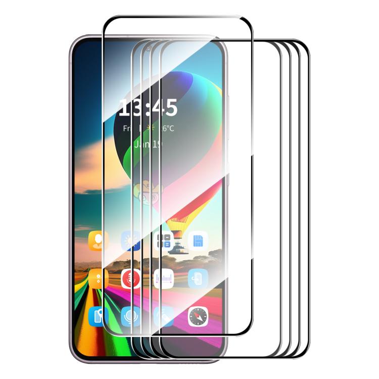 5pcs ENKAY Hat-Prince Full Glue High Aluminum-silicon Tempered Glass Film, For Redmi Note 15 Pro 5G Global 163.6mm, For Redmi 15C Global 171.5mm / Poco C85, For Redmi 13X, For Redmi Note 14S 4G, For Redmi Turbo 4, For Xiaomi Poco X7 Pro                ...