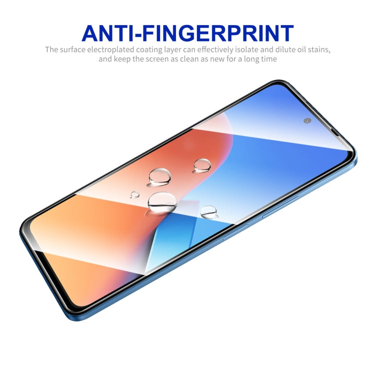 10pcs ENKAY Hat-Prince Full Glue High Aluminum-silicon Tempered Glass Film, For Xiaomi Redmi 12 4G, For Xiaomi Poco C51 4G, For Xiaomi Redmi A1+ 4G / A2+ 4G, For Xiaomi Poco C50 4G