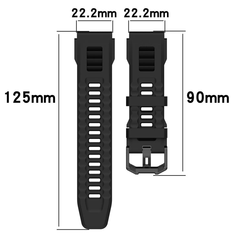 Silicone Sports Watch Band, For Amazfit T-Rex Ultra