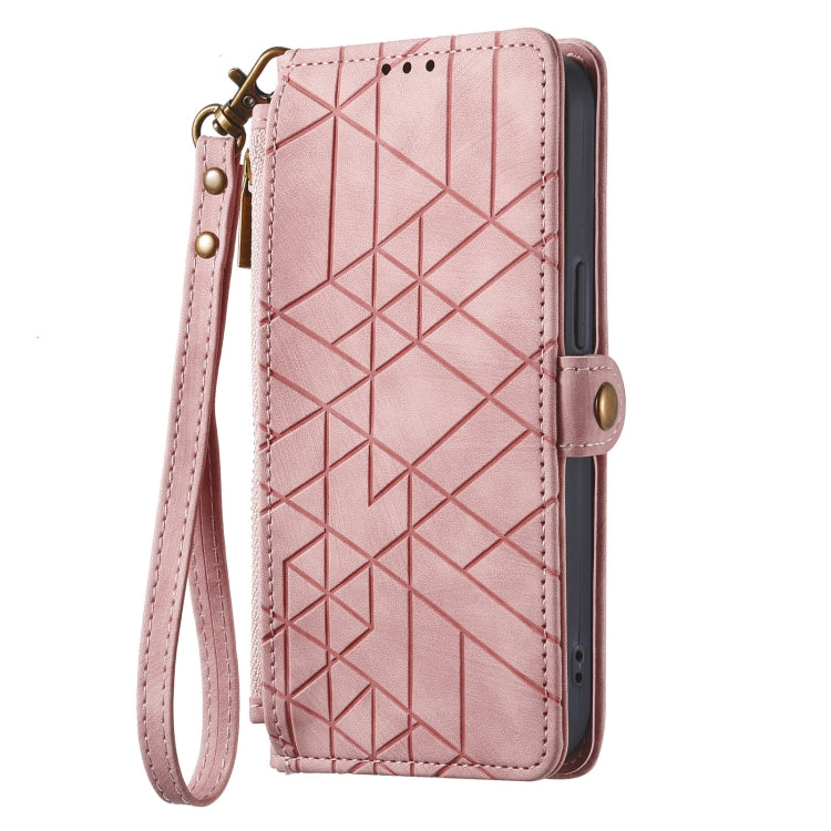 Geometric Zipper Wallet Side Buckle Leather Phone Case, For Samsung Galaxy A54 5G, For Samsung Galaxy S23 Ultra 5G, For Samsung Galaxy S23+ 5G, For Samsung Galaxy S23 5G
