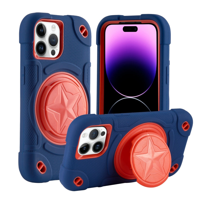 Shield PC Hybrid Silicone Phone Case, For iPhone 14, For iPhone 14 Pro Max