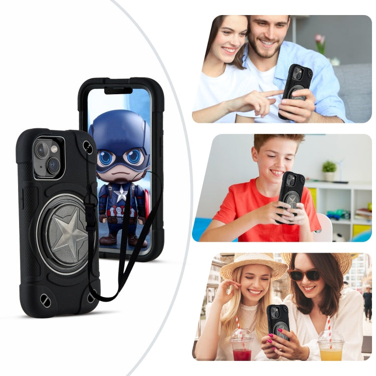 Shield PC Hybrid Silicone Phone Case, For iPhone 14, For iPhone 14 Pro Max
