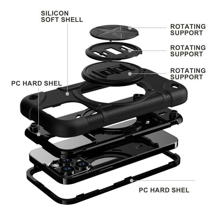 Shield PC Hybrid Silicone Phone Case, For iPhone 12, For iPhone 12 Pro Max