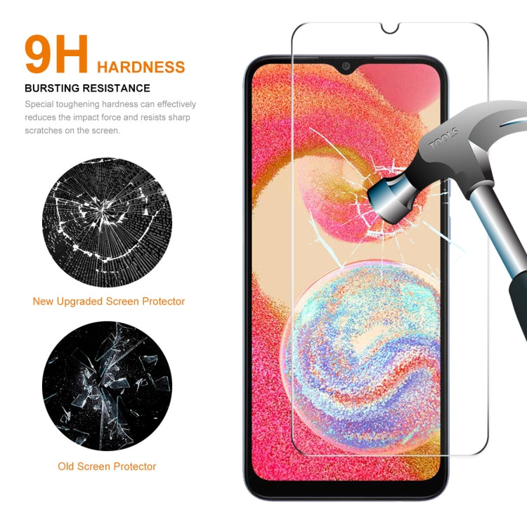 ENKAY 0.26mm 9H 2.5D High Aluminum-silicon Tempered Glass Film, For Samsung Galaxy A55, For Samsung Galaxy M04, For Samsung Galaxy A25 5G, For Samsung Galaxy A35, For Samsung Galaxy S23 FE 5G, For Samsung Galaxy M54 / F54, For Samsung Galaxy A15 4G / 5G