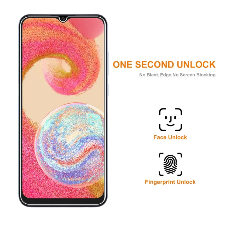 ENKAY 0.26mm 9H 2.5D High Aluminum-silicon Tempered Glass Film, For Samsung Galaxy A55, For Samsung Galaxy M04, For Samsung Galaxy A25 5G, For Samsung Galaxy A35, For Samsung Galaxy S23 FE 5G, For Samsung Galaxy M54 / F54, For Samsung Galaxy A15 4G / 5G
