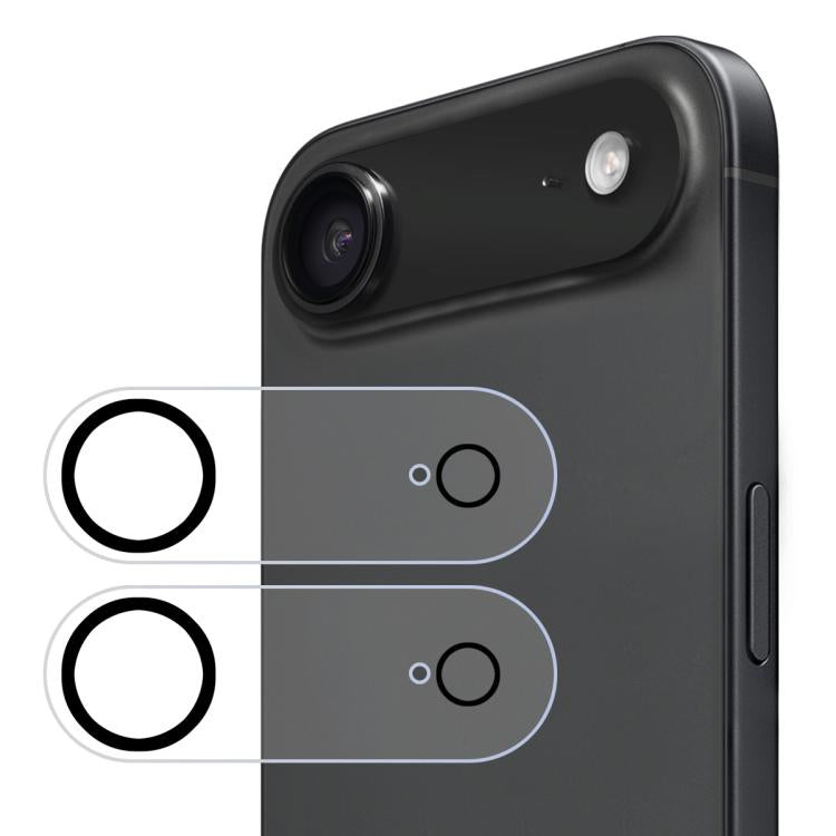 2pcs ENKAY Hat-Prince 9H Rear Camera Lens Tempered Glass Film, For iPhone Duo, For iPhone 18 Pro, For iPhone 18 Pro Max, For iPhone 17 Pro Max, For iPhone 17 Pro, For iPhone 17, For iPhone Air, For iPhone 16 Pro / 16 Pro Max, For iPhone 16 / 16 Plus   ...