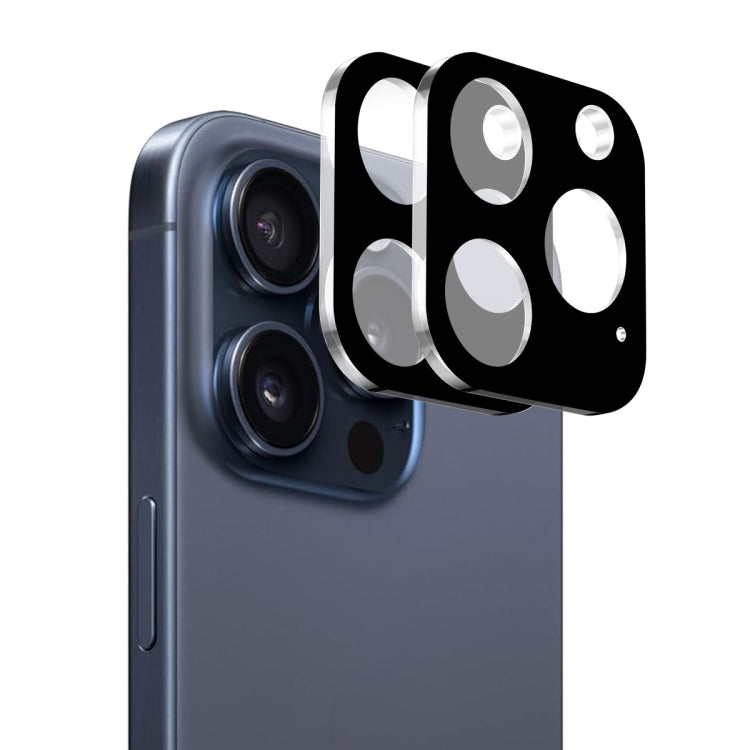 2pcs ENKAY Hat-Prince 9H Rear Camera Lens Tempered Glass Film, For iPhone 16 Pro / 16 Pro Max, For iPhone 16 / 16 Plus, For iPhone 15 Pro / 15 Pro Max, For iPhone 15 / 15 Plus