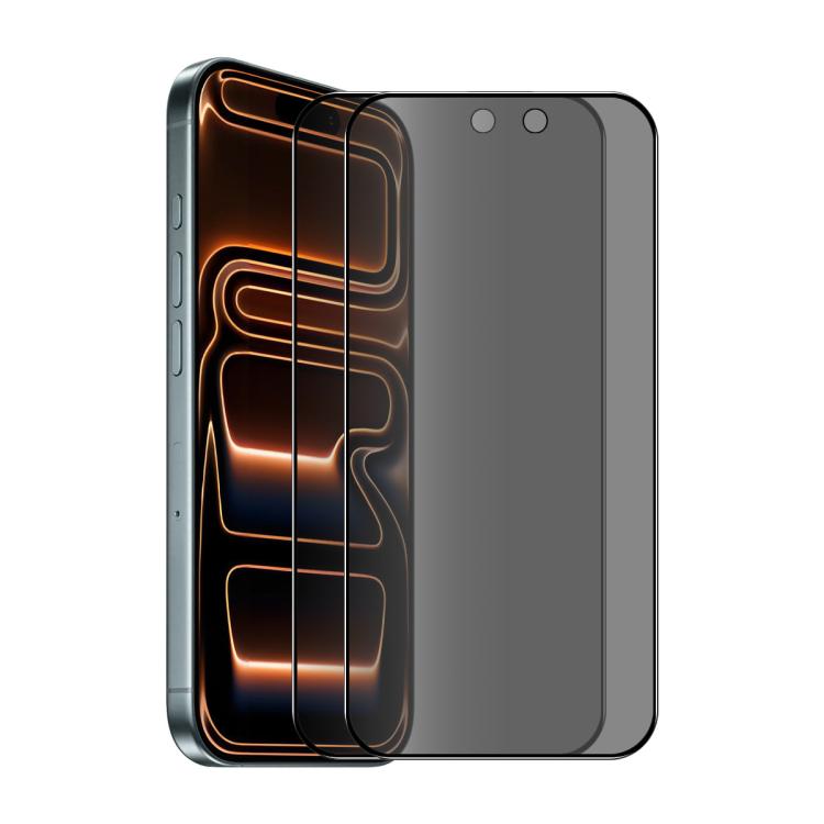 2 PCS/Pack ENKAY Hat-Prince 28 Degree Anti-peeping Tempered Glass Full Screen Film, For iPhone Duo Outer Screen, For iPhone 18 Pro, For iPhone 18 Pro Max, For iPhone 17 Pro Max, For iPhone 17 Pro, For iPhone 17, For iPhone Air, For iPhone 16 Pro Max   ...