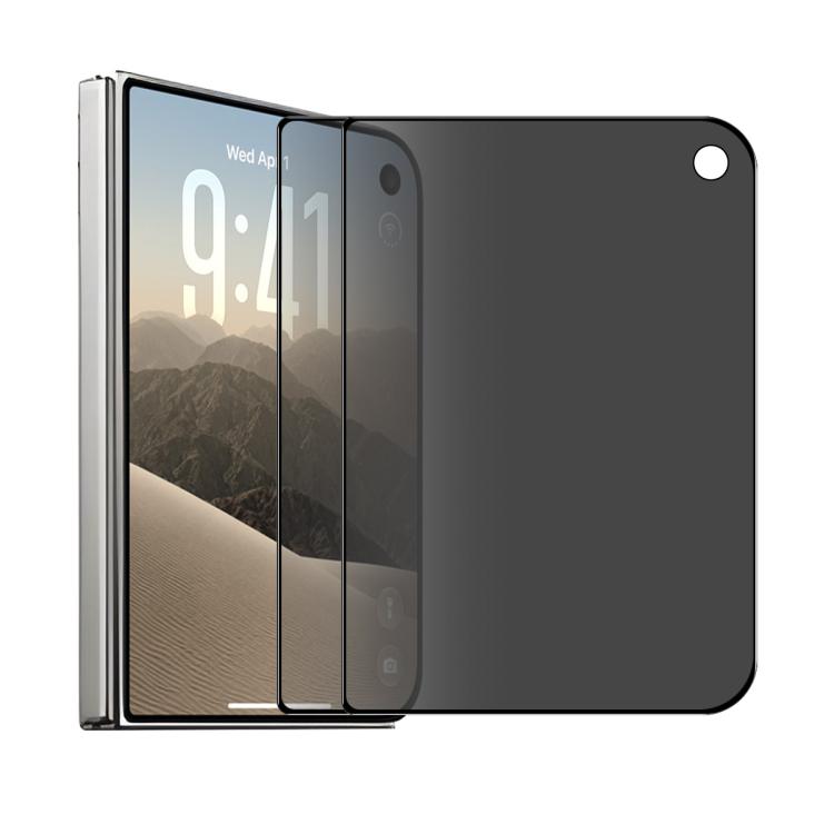 2 PCS/Pack ENKAY Hat-Prince 28 Degree Anti-peeping Tempered Glass Full Screen Film, For iPhone Duo Outer Screen, For iPhone 18 Pro, For iPhone 18 Pro Max, For iPhone 17 Pro Max, For iPhone 17 Pro, For iPhone 17, For iPhone Air, For iPhone 16 Pro Max   ...