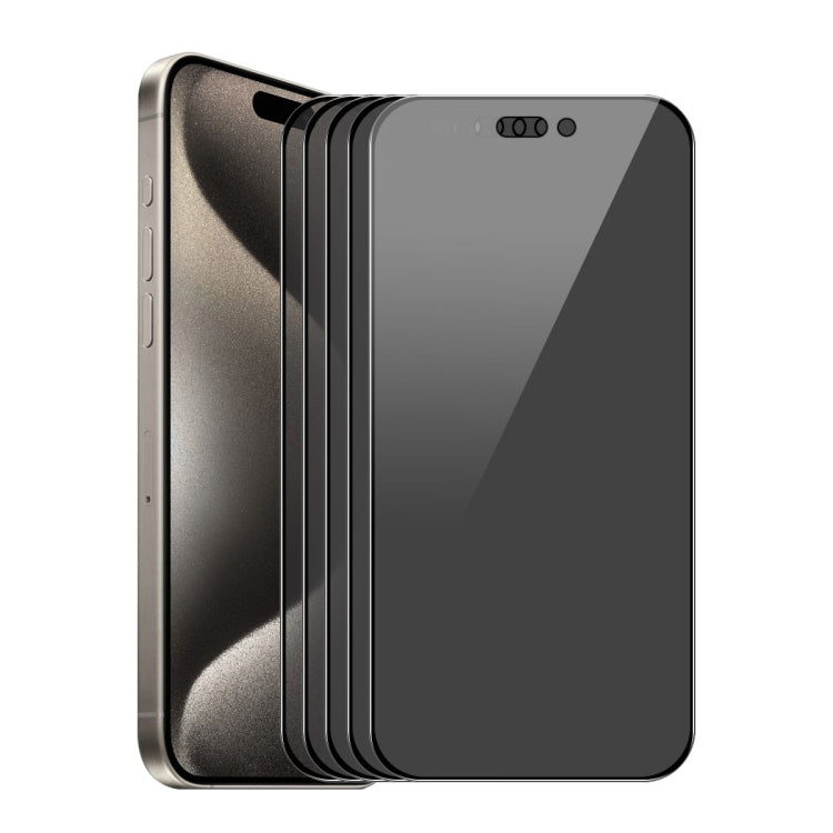 5 PCS/Pack ENKAY Hat-Prince 28 Degree Anti-peeping Privacy Tempered Glass Full Screen Film, For iPhone Duo Outer Screen, For iPhone 18 Pro, For iPhone 18 Pro Max, For iPhone 17 Pro Max, For iPhone 17 Pro, For iPhone 17, For iPhone Air                  ...