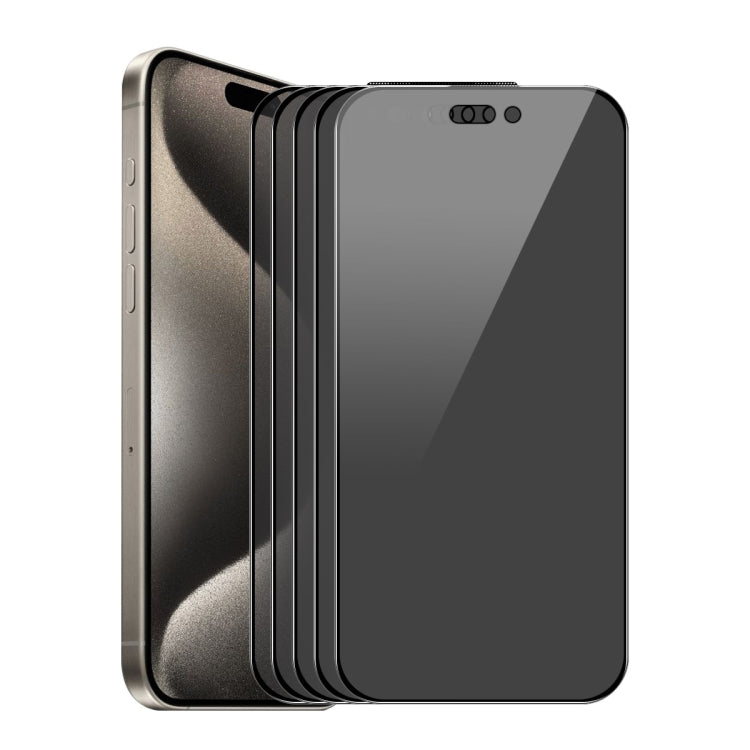 5 PCS/Pack ENKAY Hat-Prince 28 Degree Anti-peeping Privacy Tempered Glass Full Screen Film, For iPhone Duo Outer Screen, For iPhone 18 Pro, For iPhone 18 Pro Max, For iPhone 17 Pro Max, For iPhone 17 Pro, For iPhone 17, For iPhone Air                  ...