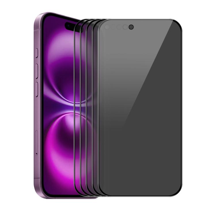 5 PCS/Pack ENKAY Hat-Prince 28 Degree Anti-peeping Privacy Tempered Glass Full Screen Film, For iPhone Duo Outer Screen, For iPhone 18 Pro, For iPhone 18 Pro Max, For iPhone 17 Pro Max, For iPhone 17 Pro, For iPhone 17, For iPhone Air                  ...