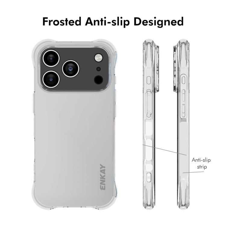 ENKAY Hat-Prince Transparent TPU Shockproof Phone Case, For iPhone 17 Pro Max, For iPhone 17 Pro, For iPhone 17, For iPhone Air, For iPhone 16 Pro Max, For iPhone 16 Pro, For iPhone 16 Plus, For iPhone 16, For iPhone 15 Pro Max, For iPhone 15 Pro      ...