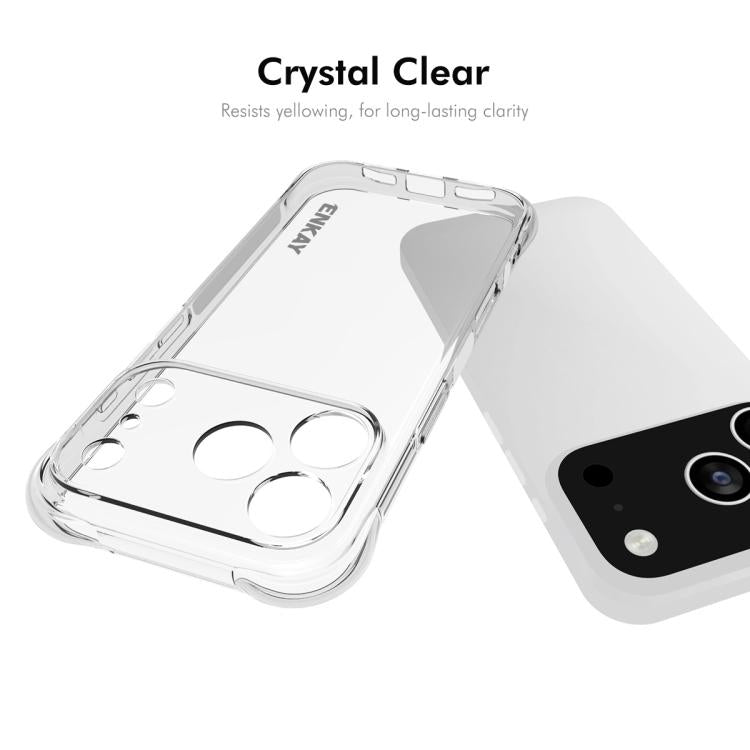 ENKAY Hat-Prince Transparent TPU Shockproof Phone Case, For iPhone 17 Pro Max, For iPhone 17 Pro, For iPhone 17, For iPhone Air, For iPhone 16 Pro Max, For iPhone 16 Pro, For iPhone 16 Plus, For iPhone 16, For iPhone 15 Pro Max, For iPhone 15 Pro      ...