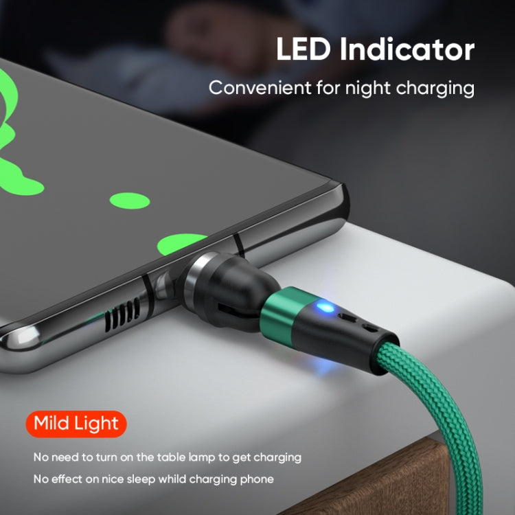 Câble de charge rapide magnétique ENKAY PD60W Type-C vers Type-C / 8 broches, rotation à 540 degrés, 1 m, 2 m