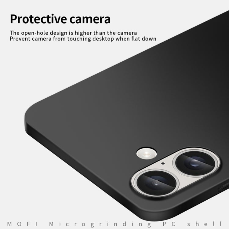 MOFI Frosted PC Ultra-thin Hard Phone Case, For iPhone 16, For iPhone 15 Pro Max, For iPhone 15 Pro, For iPhone 15 Plus