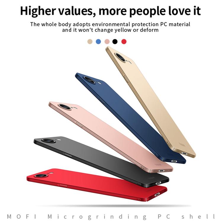 MOFI Frosted PC Ultra-thin Hard Phone Case, For iPhone SE 2024, For iPhone 16 Pro Max, For iPhone 16 Pro, For iPhone 16 Plus