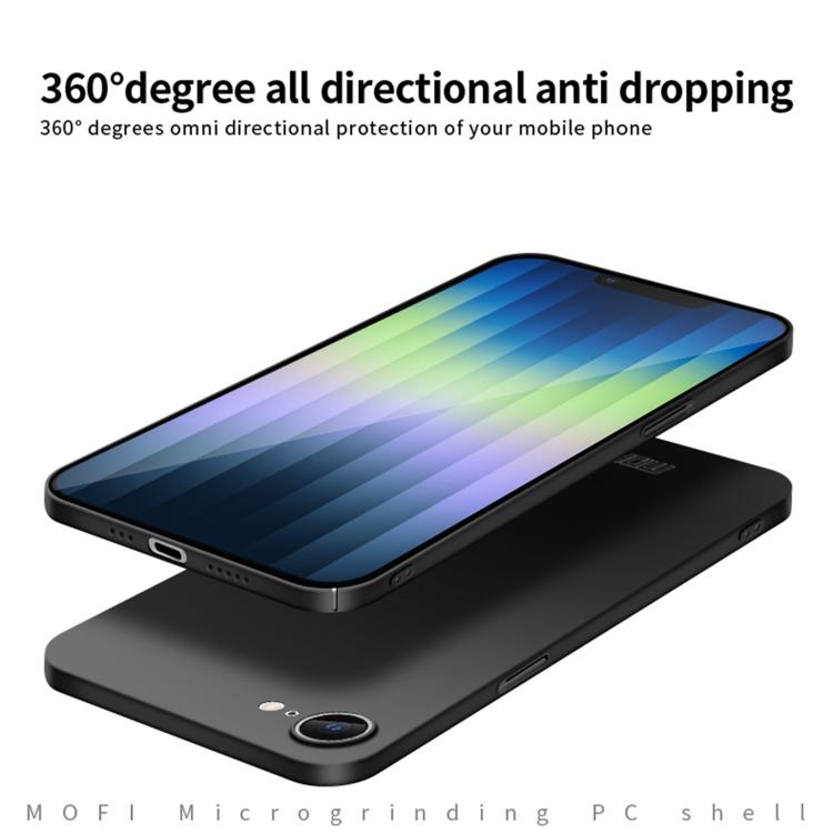 MOFI Frosted PC Ultra-thin Hard Phone Case, For iPhone SE 2024, For iPhone 16 Pro Max, For iPhone 16 Pro, For iPhone 16 Plus