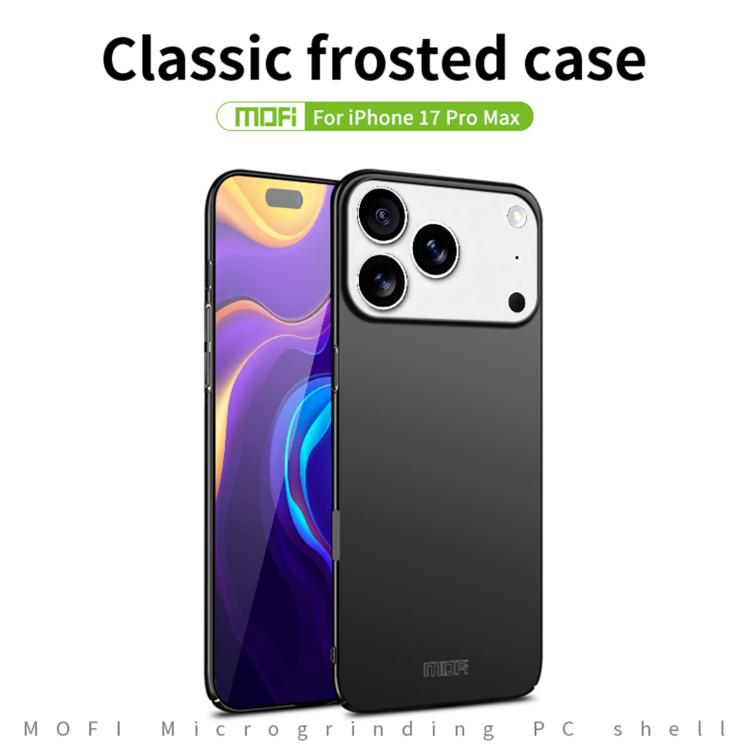 MOFI Frosted PC Ultra-thin Hard Phone Case, For iPhone 17 Pro Max, For iPhone 17 Pro, For iPhone 17, For iPhone 17 Air