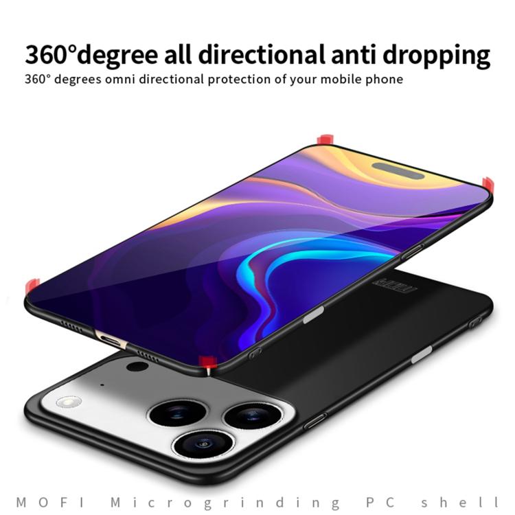 MOFI Frosted PC Ultra-thin Hard Phone Case, For iPhone 17 Pro Max, For iPhone 17 Pro, For iPhone 17, For iPhone 17 Air